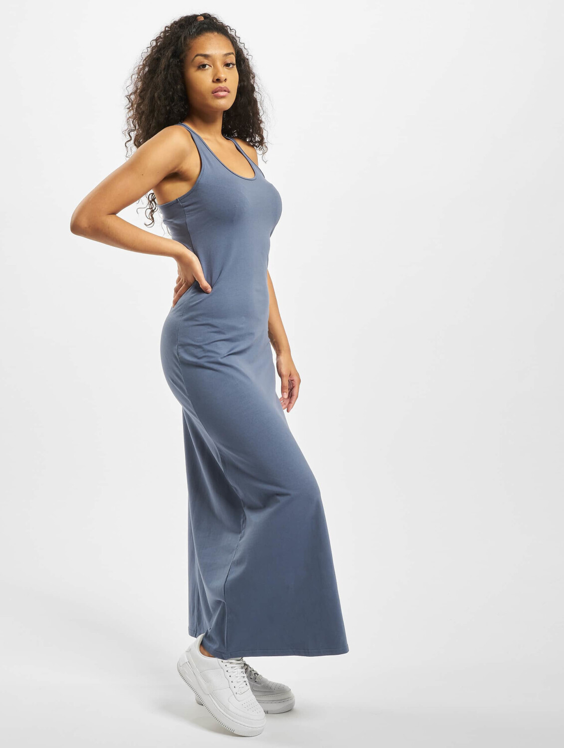 Urban Classics Long Racer Back Dress blue (TB260102428)