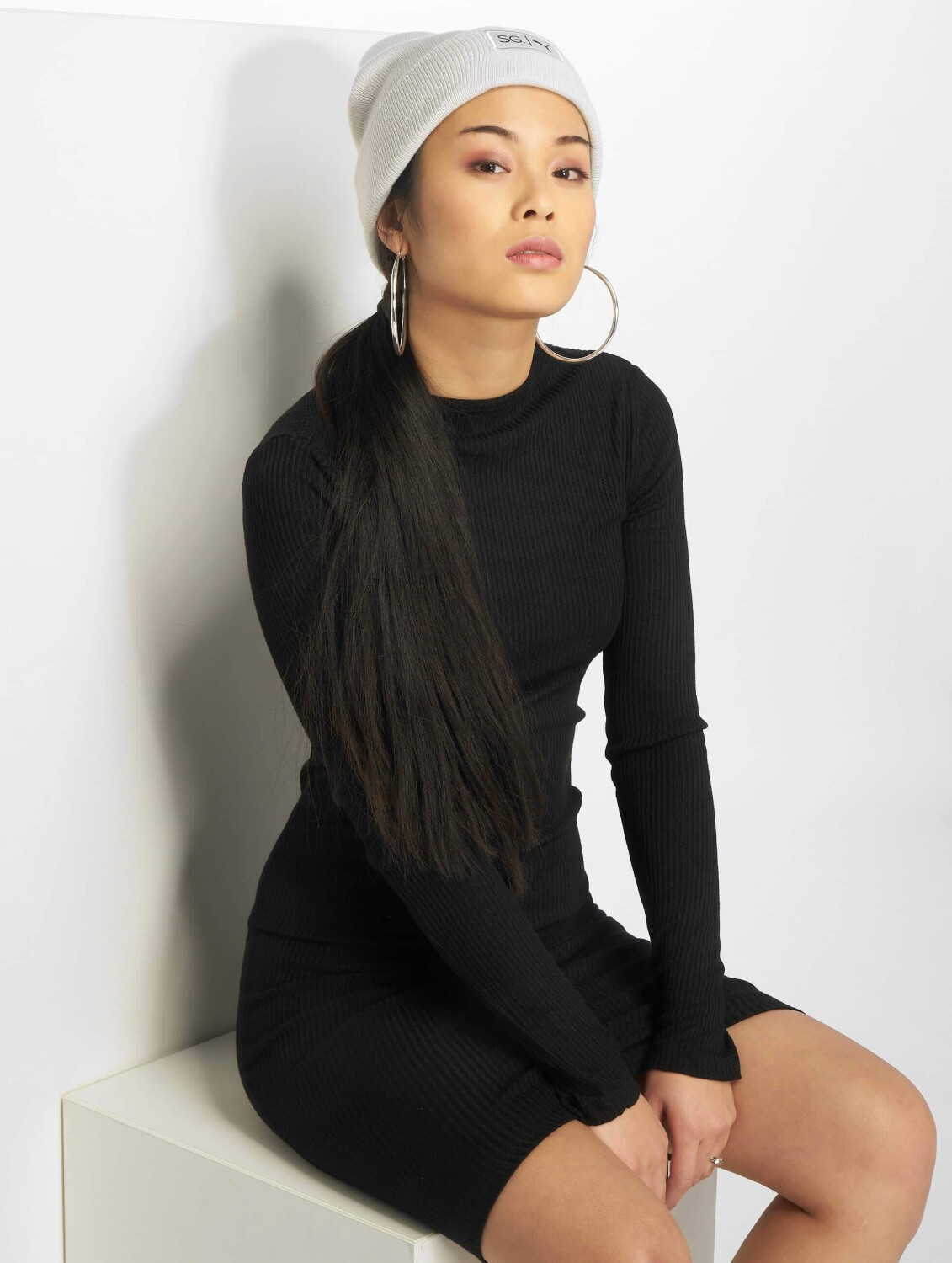 Urban Classics Rib Dress black (TB1340BLK)