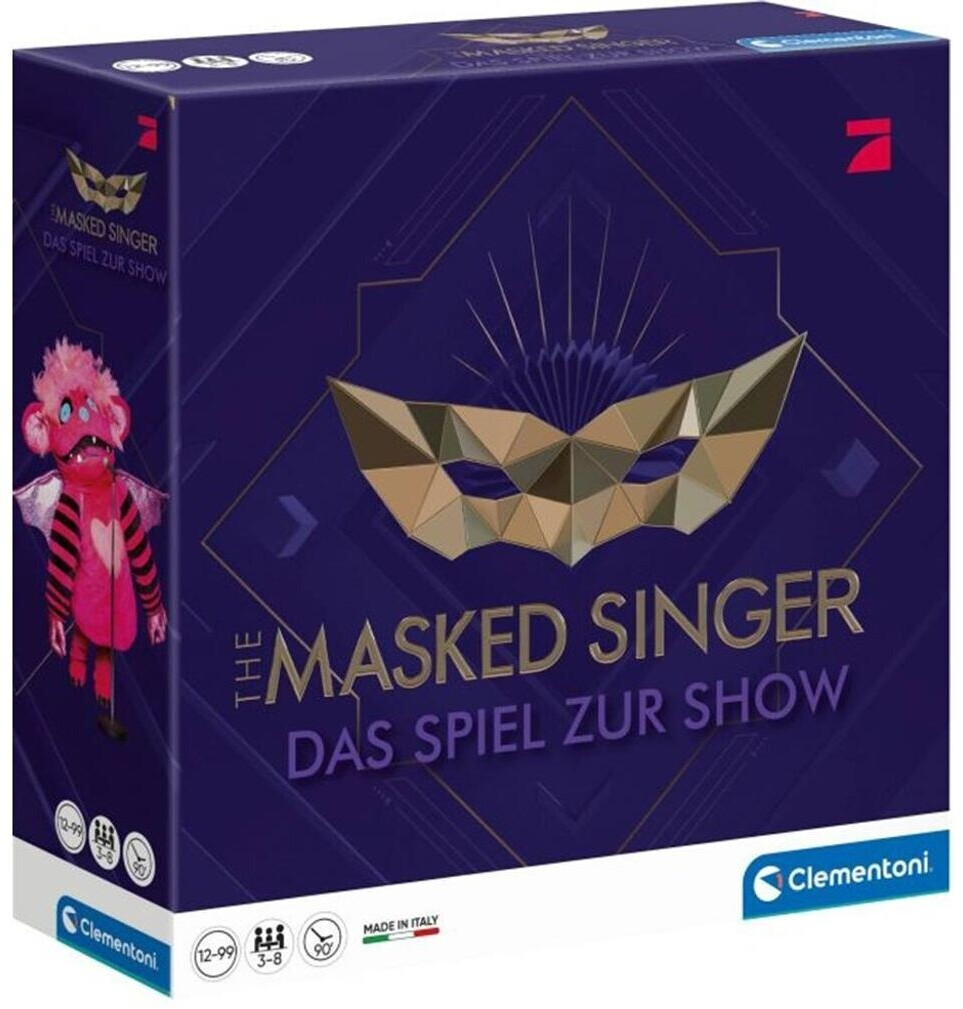 Clementoni The Masked Singer Gioco Da Tavolo, Gioco Di Carte Per 3-10 Giocatori, Età 12+