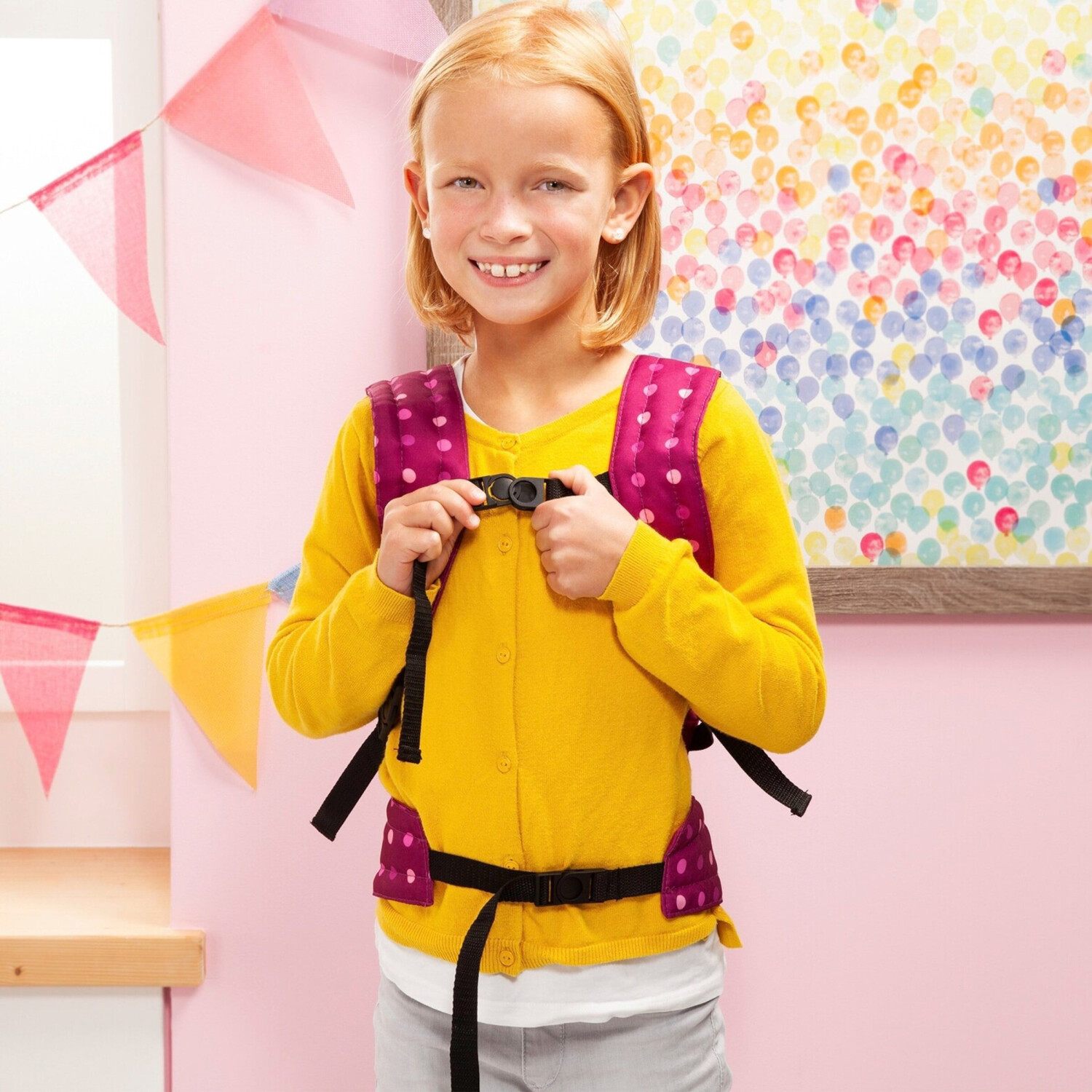 Bayer Santé Familiale Doll Carrier Fairy Pink