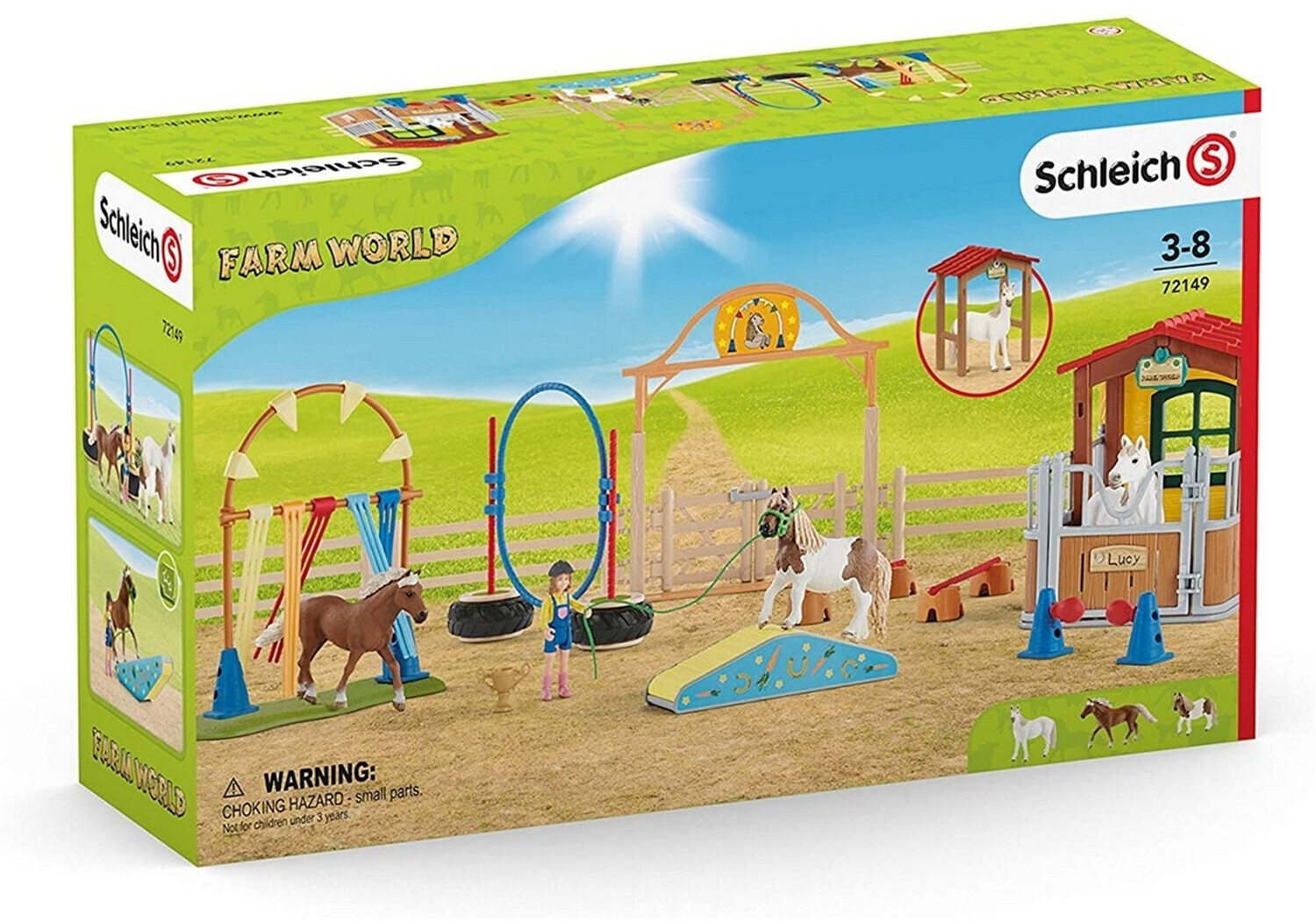 Schleich Agilité au box à cheval (72149)