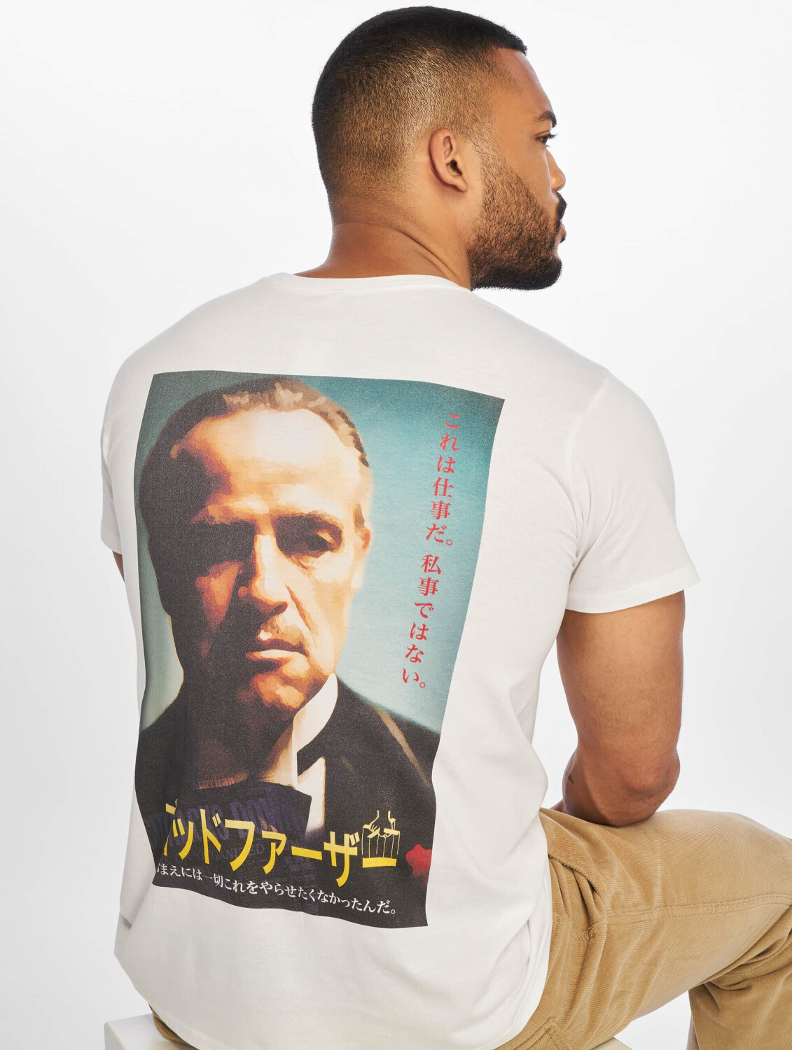 Merchcode T-Shirt Godfather Characters white (MC387WHT)