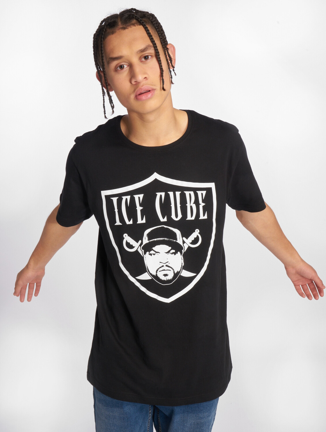Merchcode T-Shirt Ice Cube Raiders black (MC300BLK)
