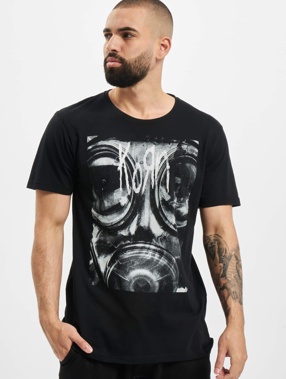 Merchcode T-Shirt Korn Asthma black (MC050BLK)