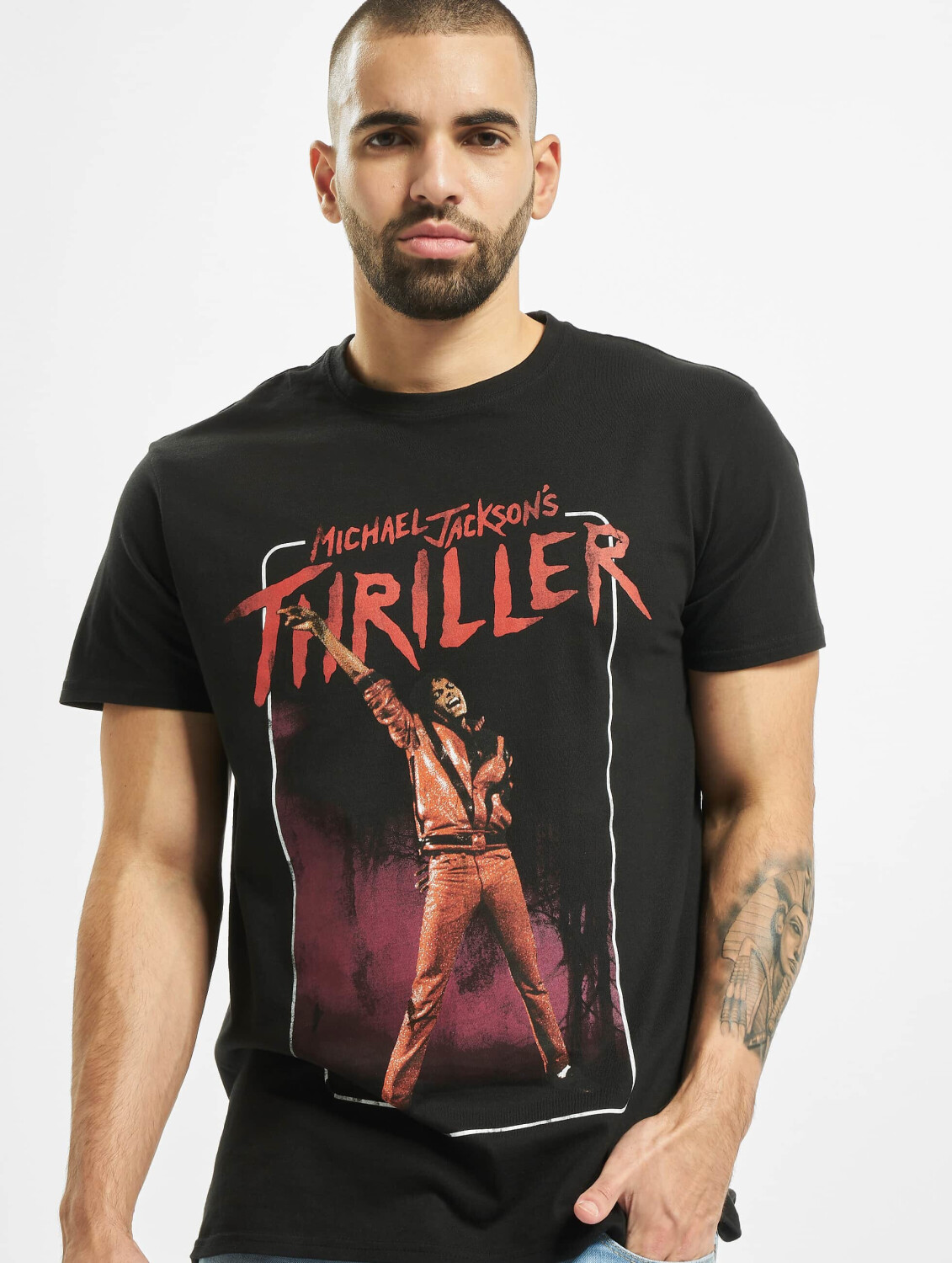 Merchcode T-Shirt Michael Jackson Thriller Video black (MC452BLK)