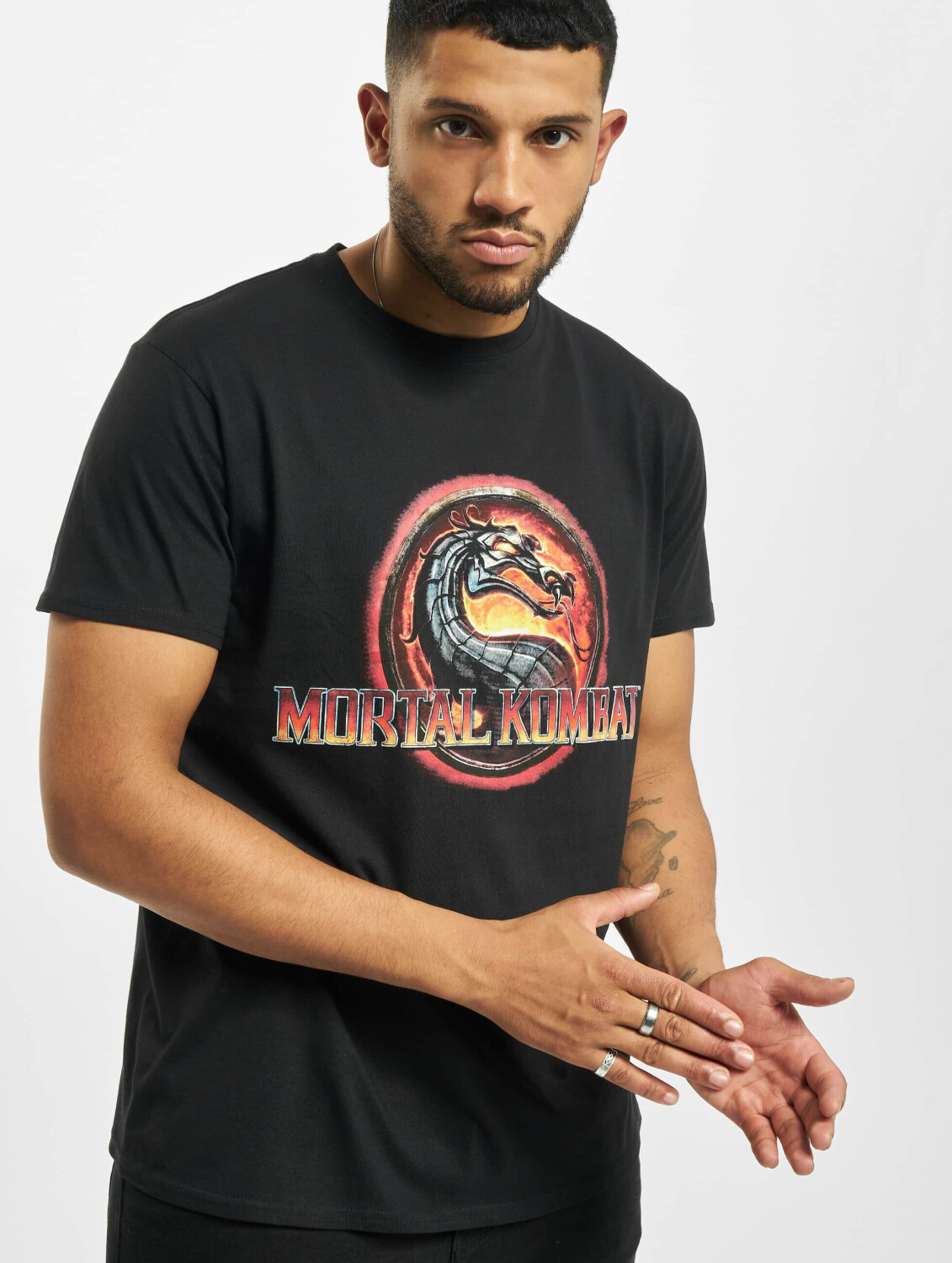 Merchcode T-Shirt Mortal Kombat Logo black (MC5907)