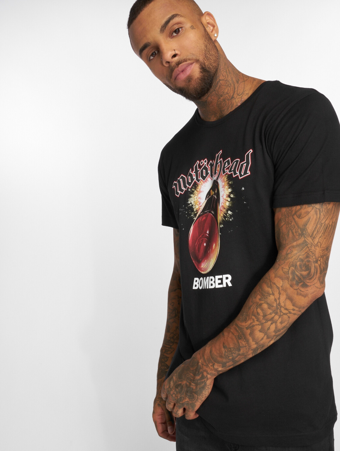 Merchcode T-Shirt Motörhead Bomber black (MC289)