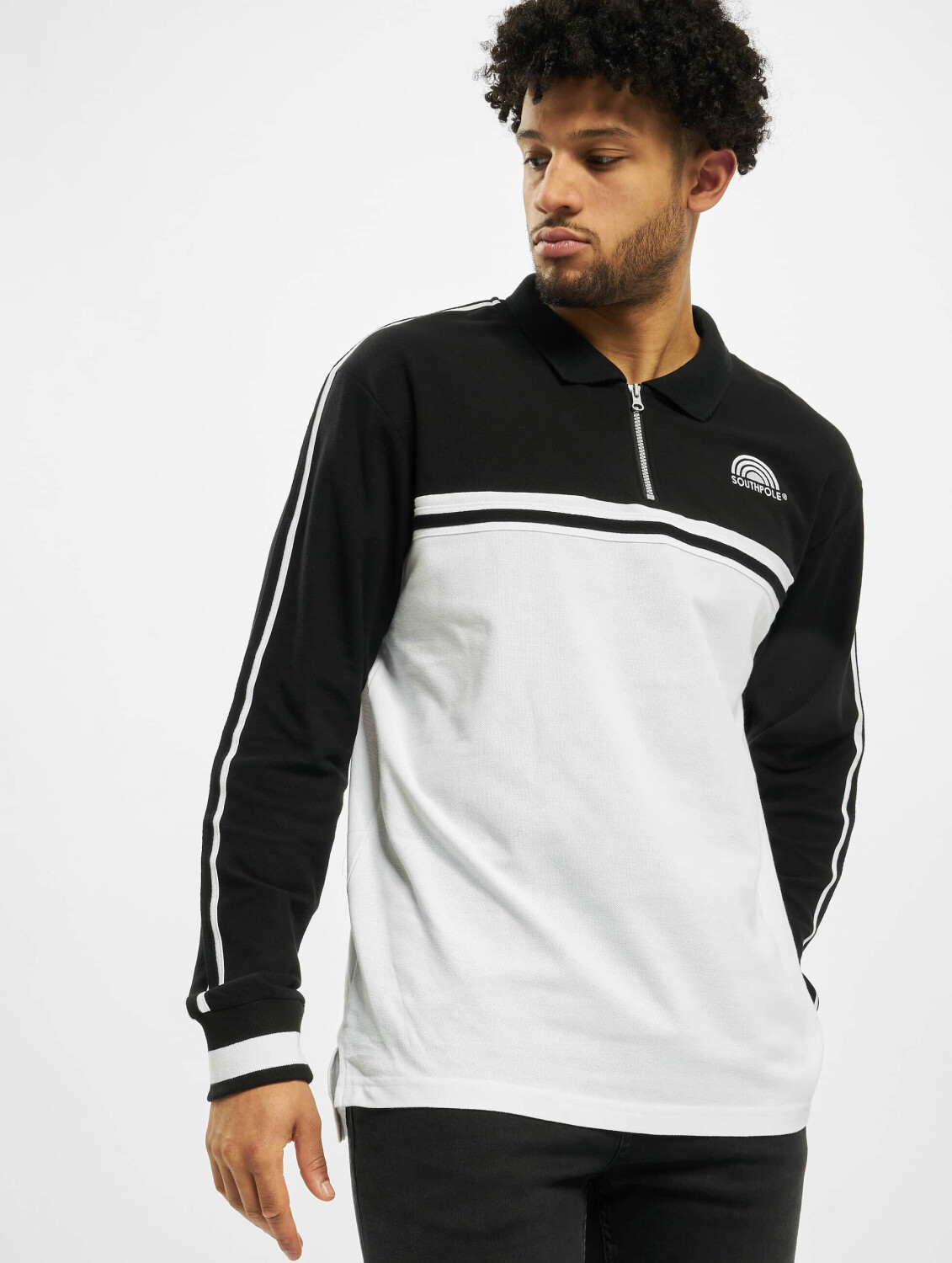 Southpole Longsleeve Logo Tape white (SP01501248)