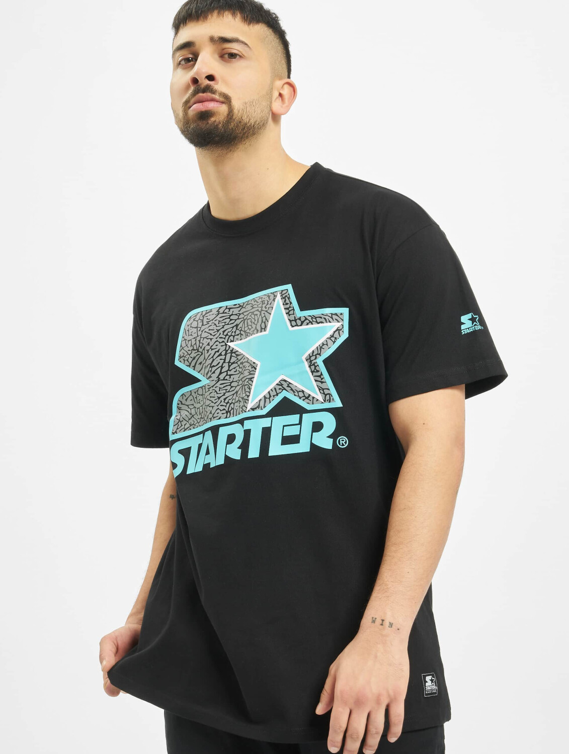 Starter T-Shirt Multicolored Logo black (ST01700048)