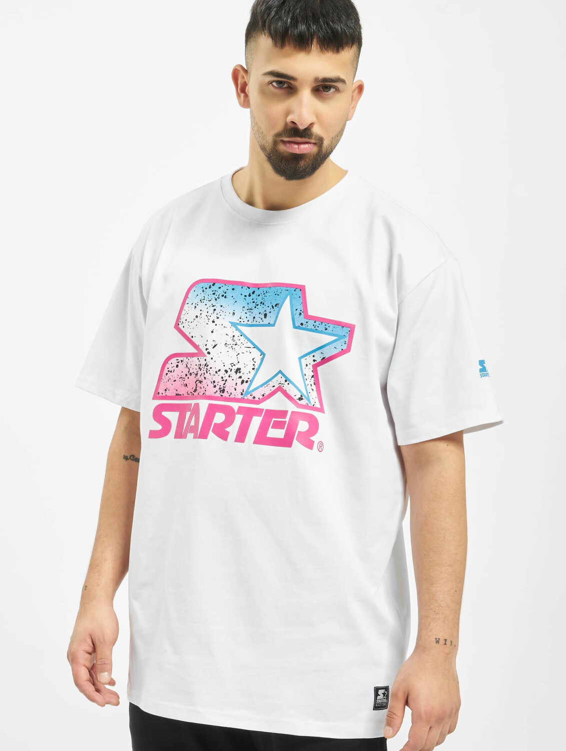 Starter T-Shirt Multicolored Logo white (ST01700234)