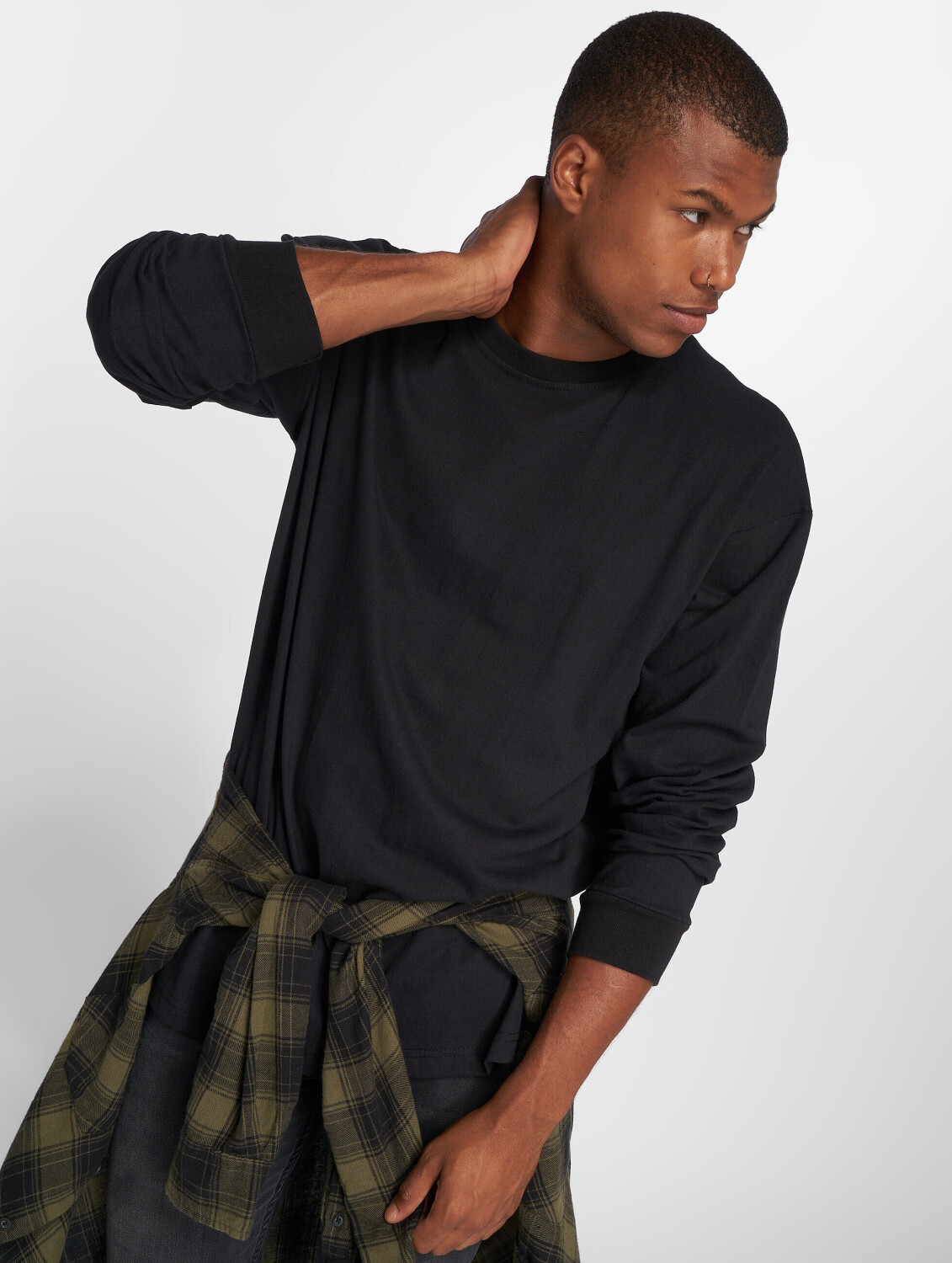 Urban Classics Longsleeve Boxy Heavy black (TB2384BLK)
