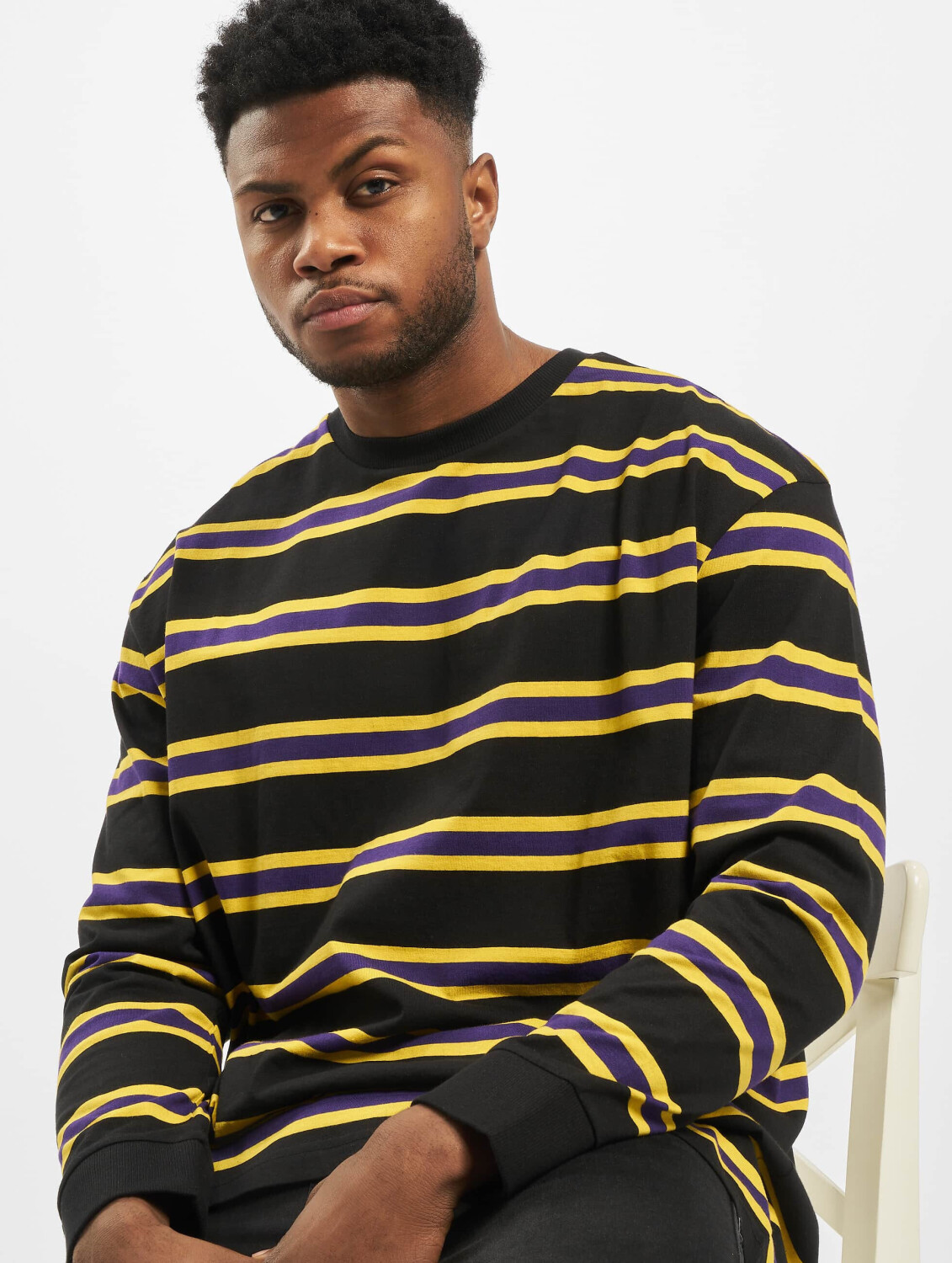 Urban Classics Longsleeve Yarn Dye black (TB368602581)