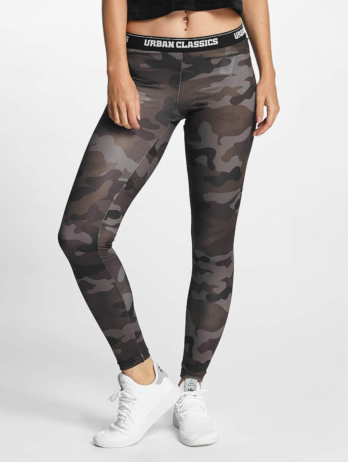 Urban Classics Leggings Camo Logo camouflage (TB1667WOOCAM)