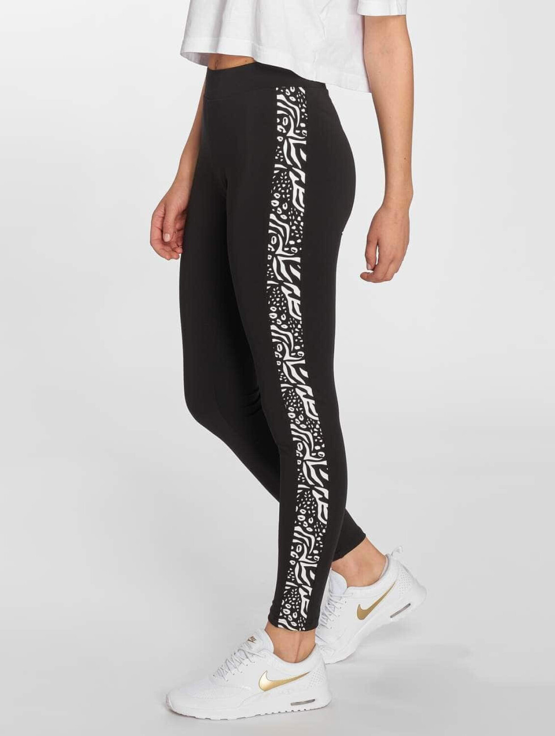 Urban Classics Leggings Side Stripe Zoo black (TB2212BLK)