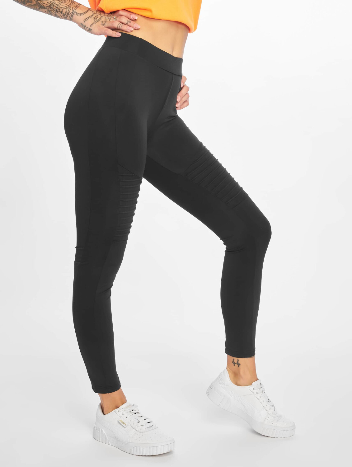Urban Classics Leggings Tech Biker black (TB2634BLK)