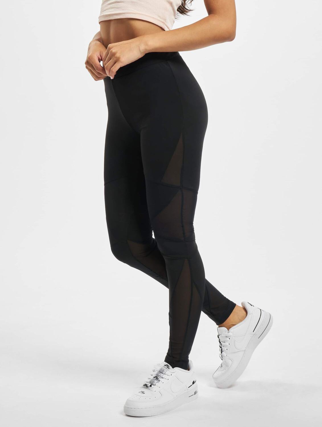 Urban Classics Leggings Triangle Tech Mesh black (TB1938BLKBLK)