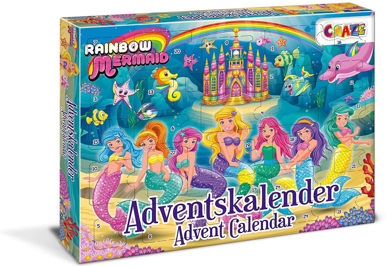 Craze Advent Calender Rainbow Mermaid 2020