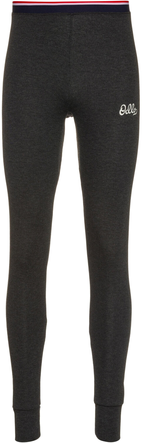 Odlo Men's Active Warm Originals Eco Baselayer Bottoms dark grey melange