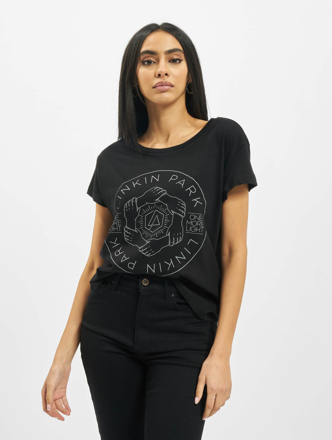 Merchcode T-Shirt Ladies Linkin Park Hex Circle Box black (MC5807)