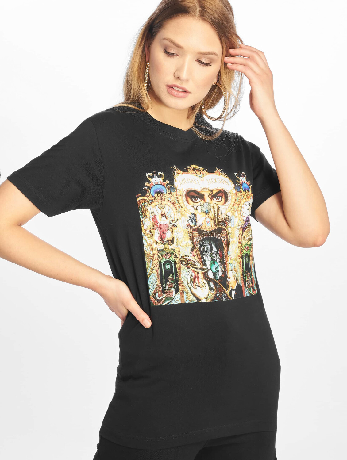 Merchcode T-Shirt Michael Jackson Dangerous black (MC383BLK)