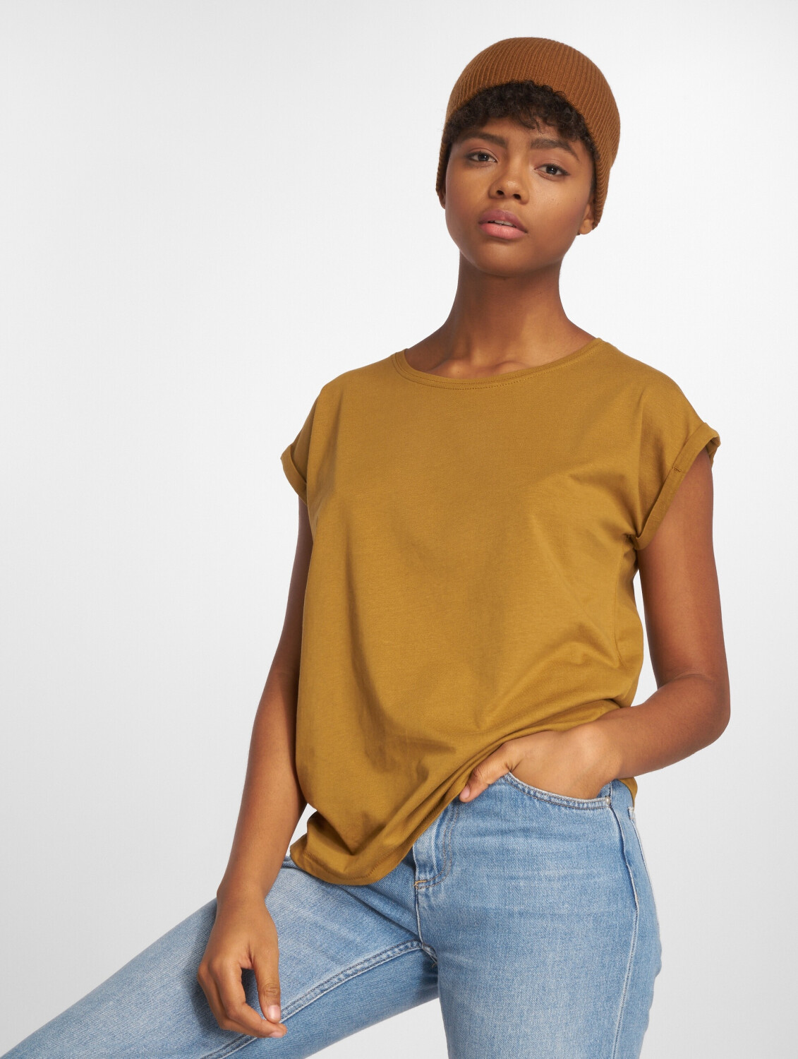 Urban Classics T-Shirt Extended brown (TB771NUT)