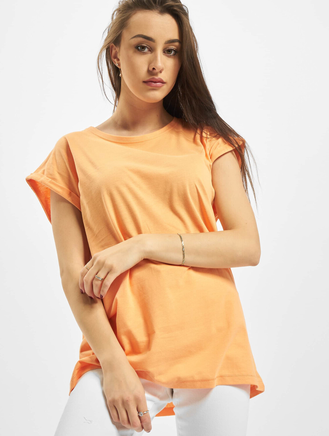 Urban Classics T-Shirt Extended Shoulder orange (TB77102431)