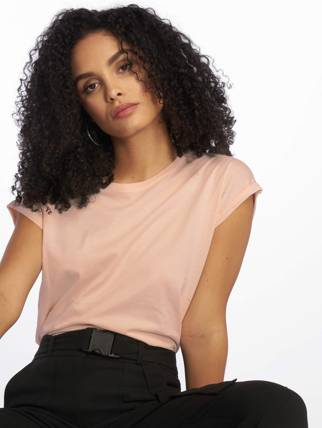 Urban Classics T-Shirt Extended Shoulder rose (TB771PNK)