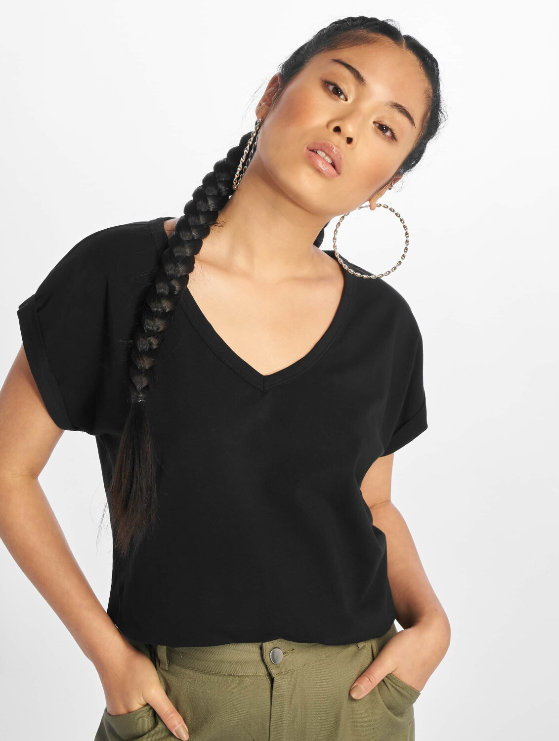Urban Classics T-Shirt Extended Shoulder black (TB2831BLK)