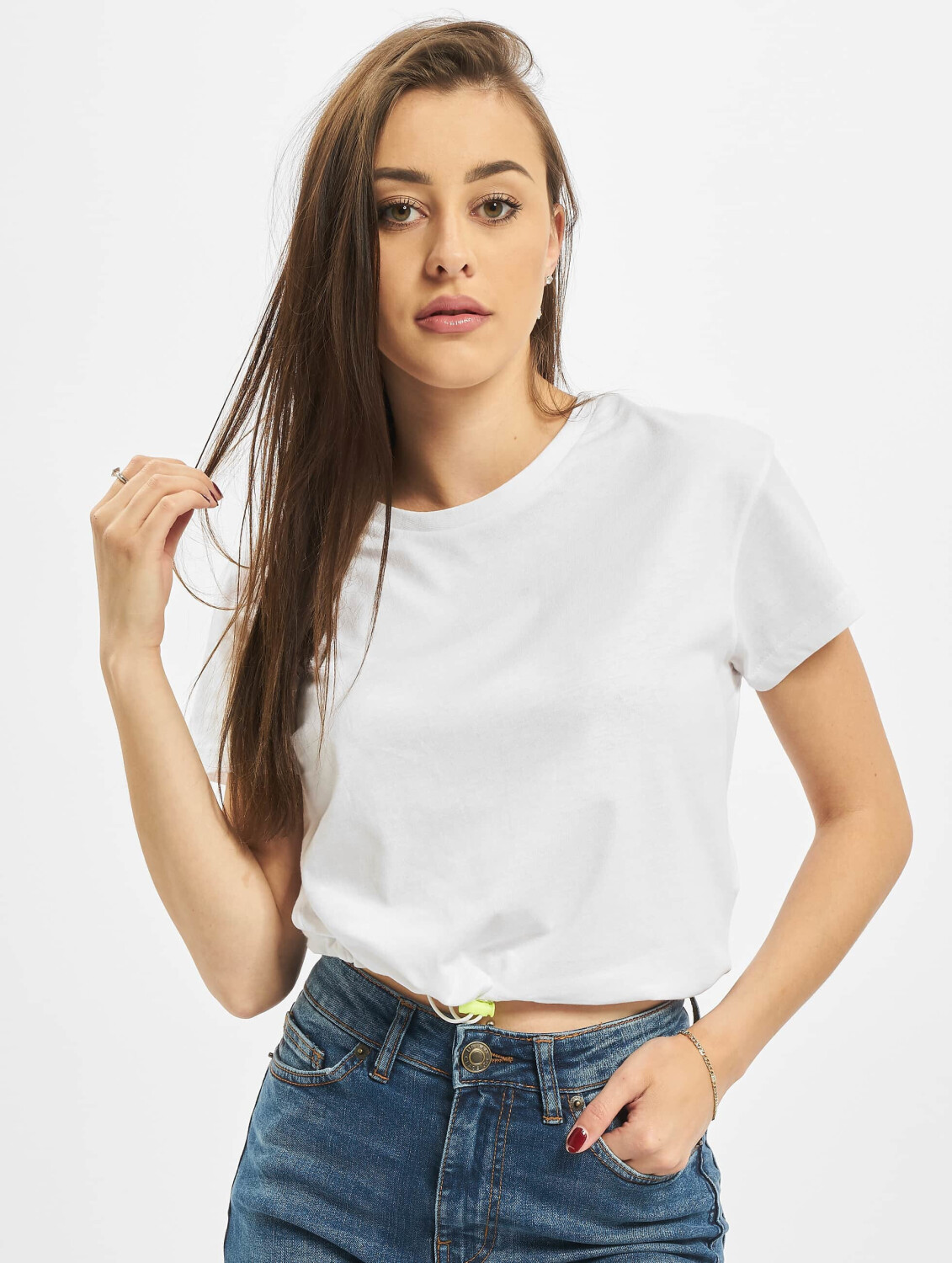 Urban Classics T-Shirt Ladies Cropped Tunnel white (TB362900220)