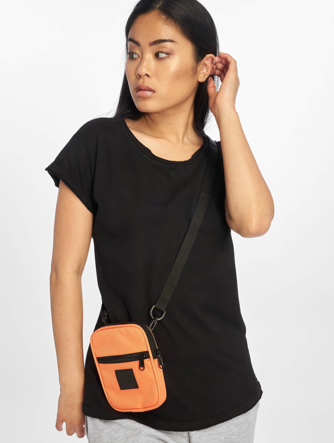 Urban Classics T-Shirt Pigment Dye Cut Open black (TB2834BLK)