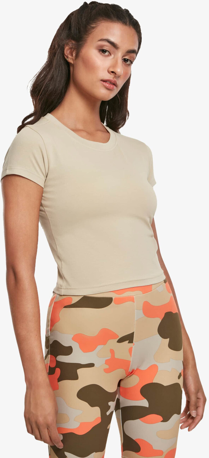 Urban Classics T-Shirt Stretch Jersey Cropped beige (TB275402439)