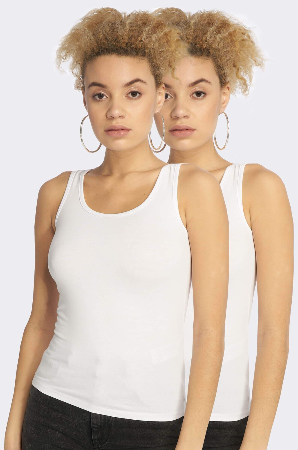 Urban Classics Tank Tops 2-Pack Basic Stretch white (TB1907WHT)