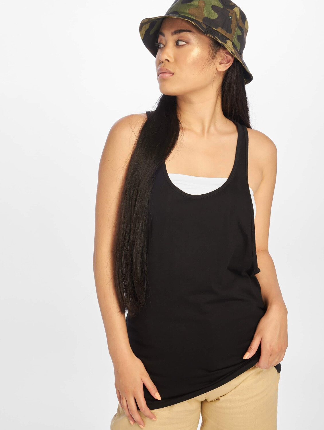 Urban Classics Tank Tops Ladies Loose black (TB358BLK)