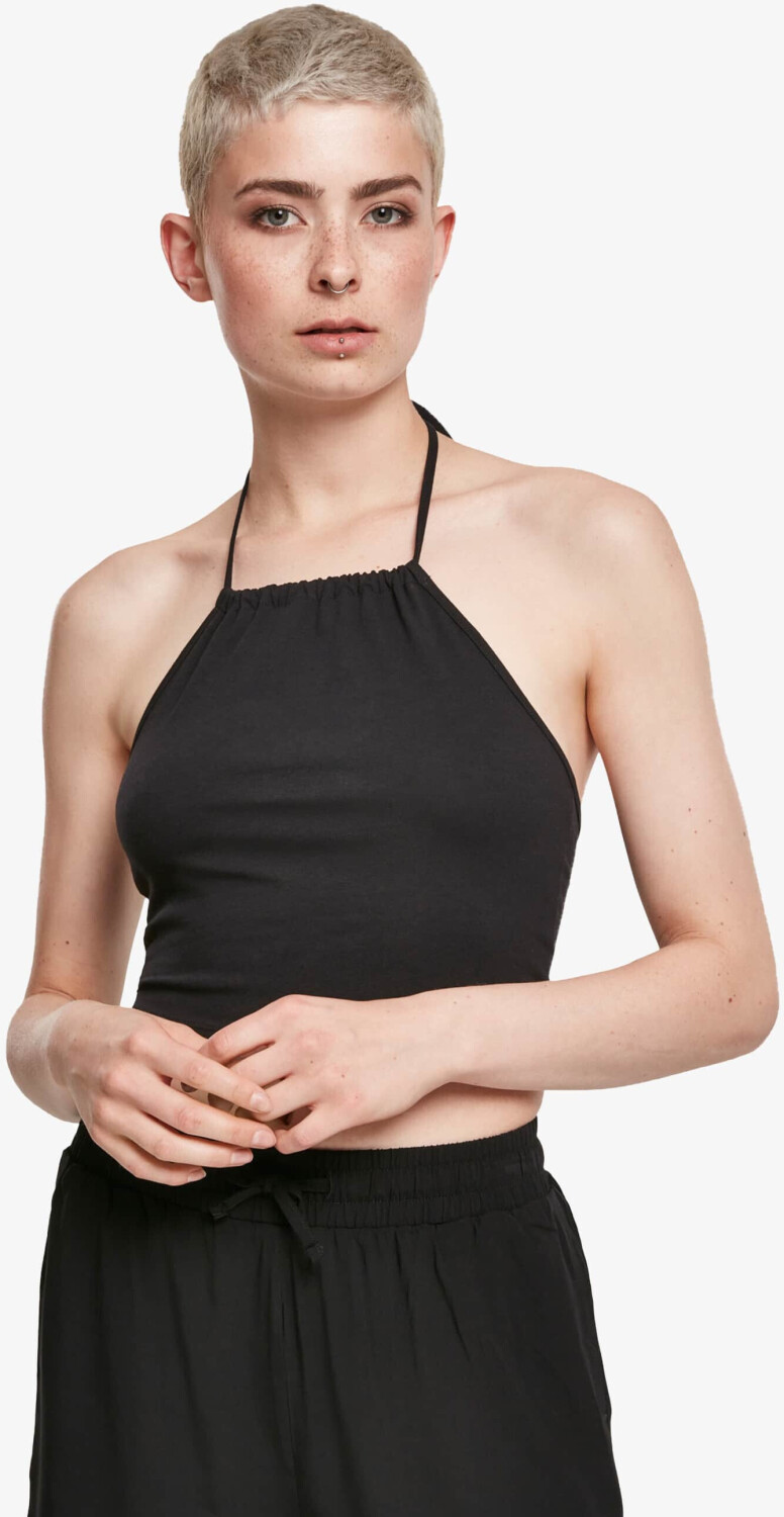 Urban Classics Top Cropped Neckholder black (TB340300007)