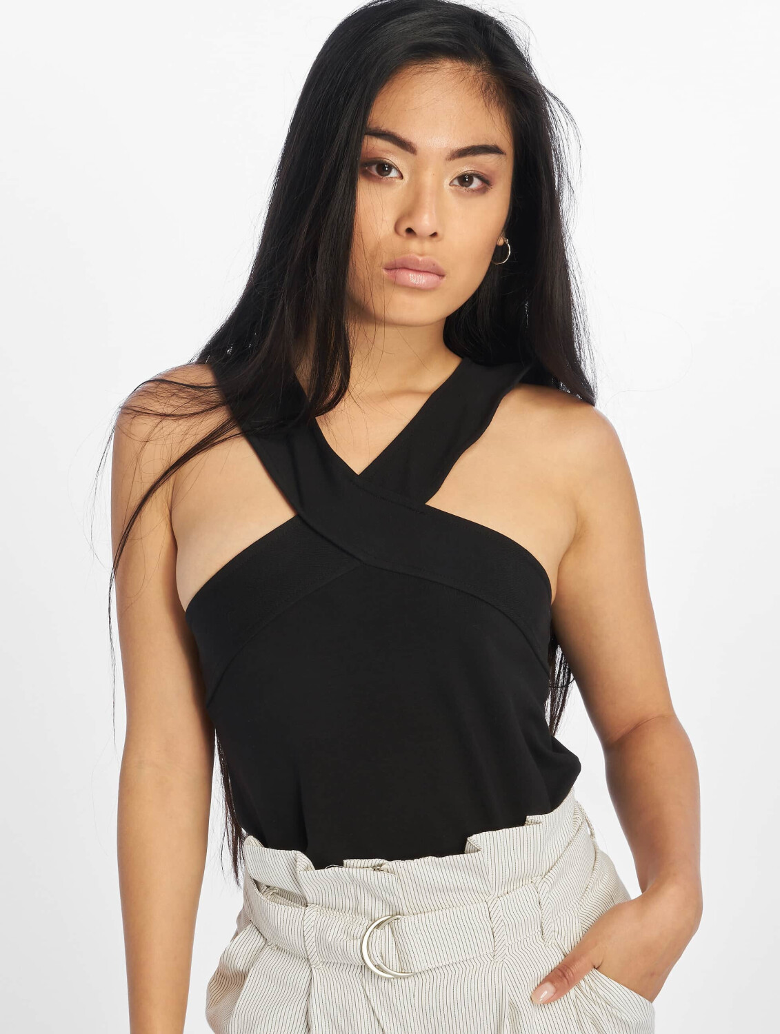 Urban Classics Top Cross black (TB2818BLK)