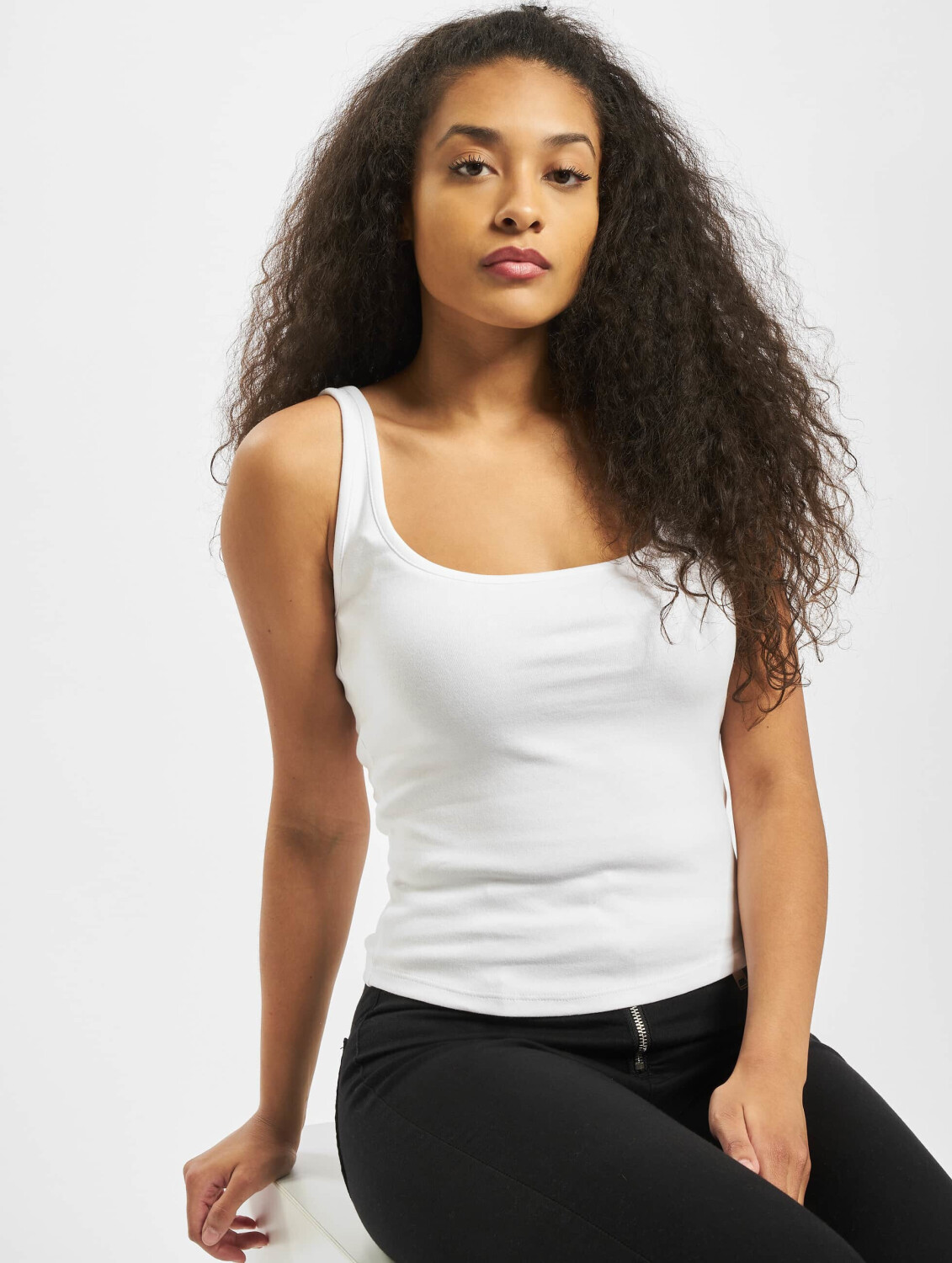 Urban Classics Top Ladies Wide Neck white (TB263100220)