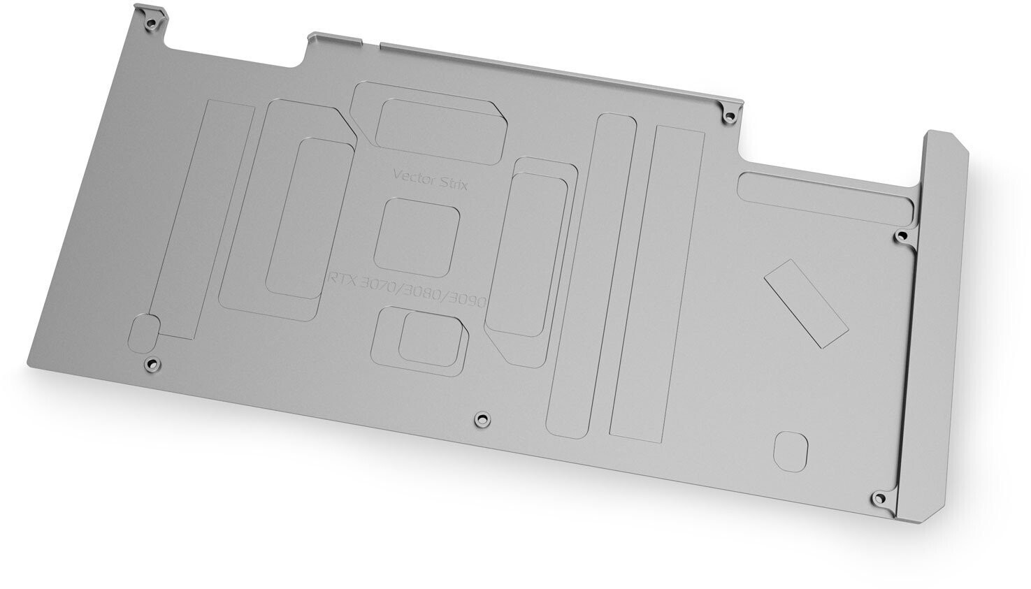 EK Water Blocks EK-Quantum Vector Strix RTX 3070/3080/3090 Backplate Silver