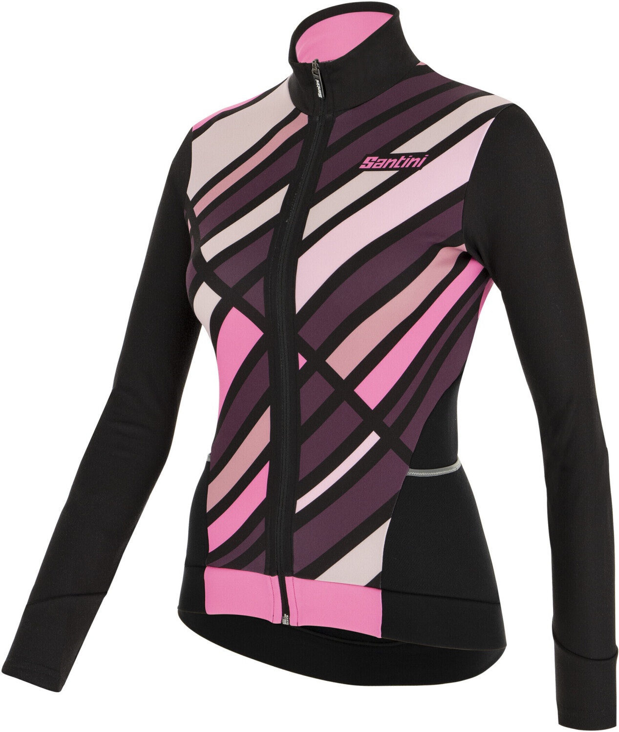 Santini Coral Raggio L/S-Jersey Women black (2020)