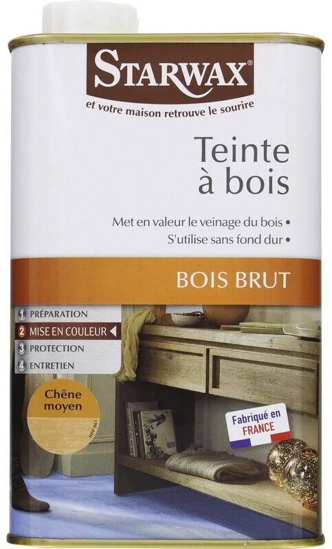 Starwax Teinte à bois 500 ml chêne moyen