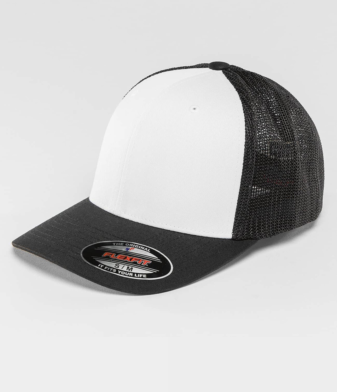 Flexfit Flexfitted Cap Mesh Colored black (UC6511CFBLKWHTBLK)