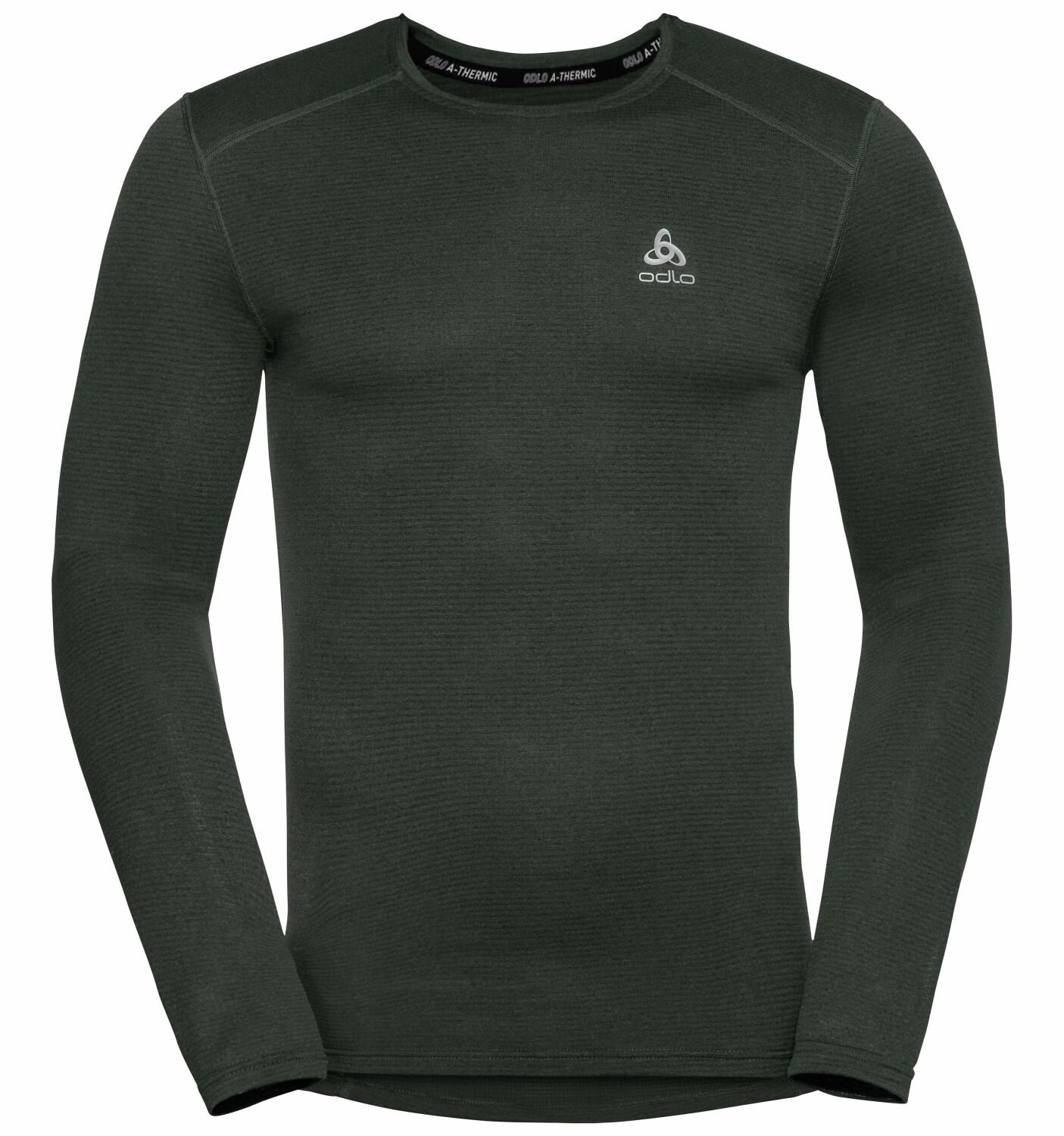 Odlo Men's Active Thermic Long-Sleeve Baselayer climbing ivy melange