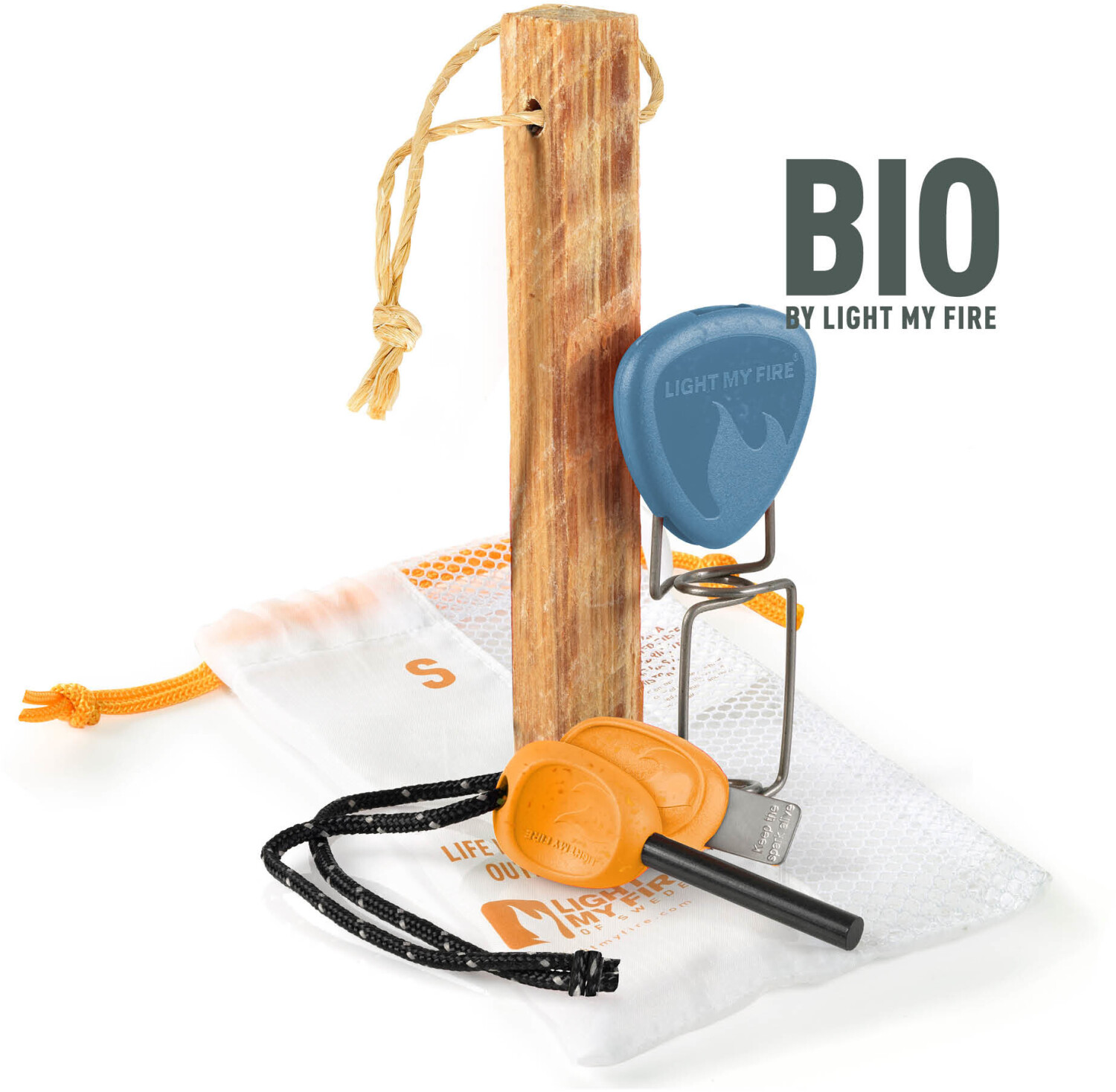Light My Fire FireLighting Kit BIO 3pcs Hazyblue/Rustyorange