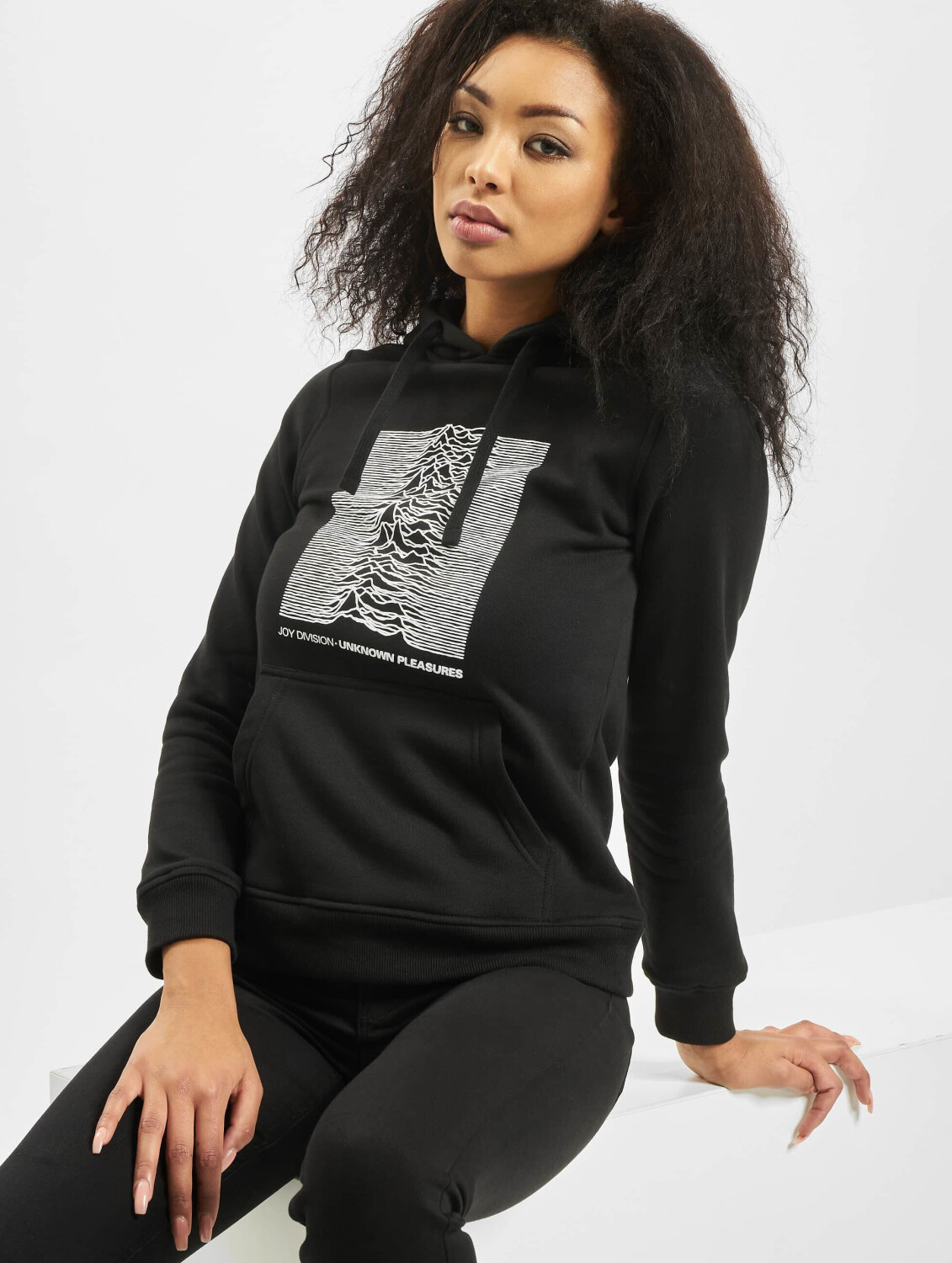 Merchcode Hoody Ladies Joy Division Up black (MC521BLK)