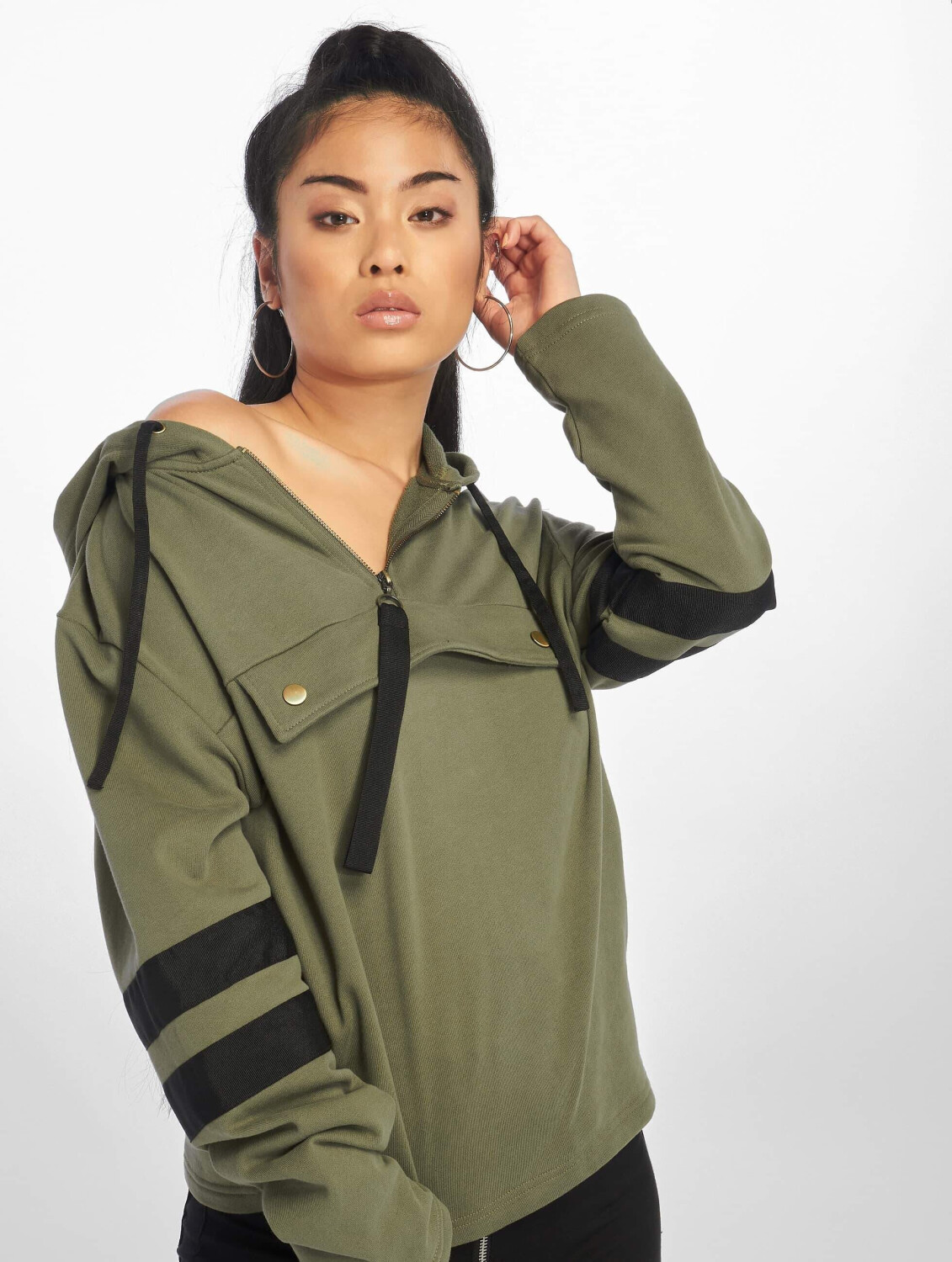 Urban Classics Hoody Peached olive (TB2230OLVBLK)