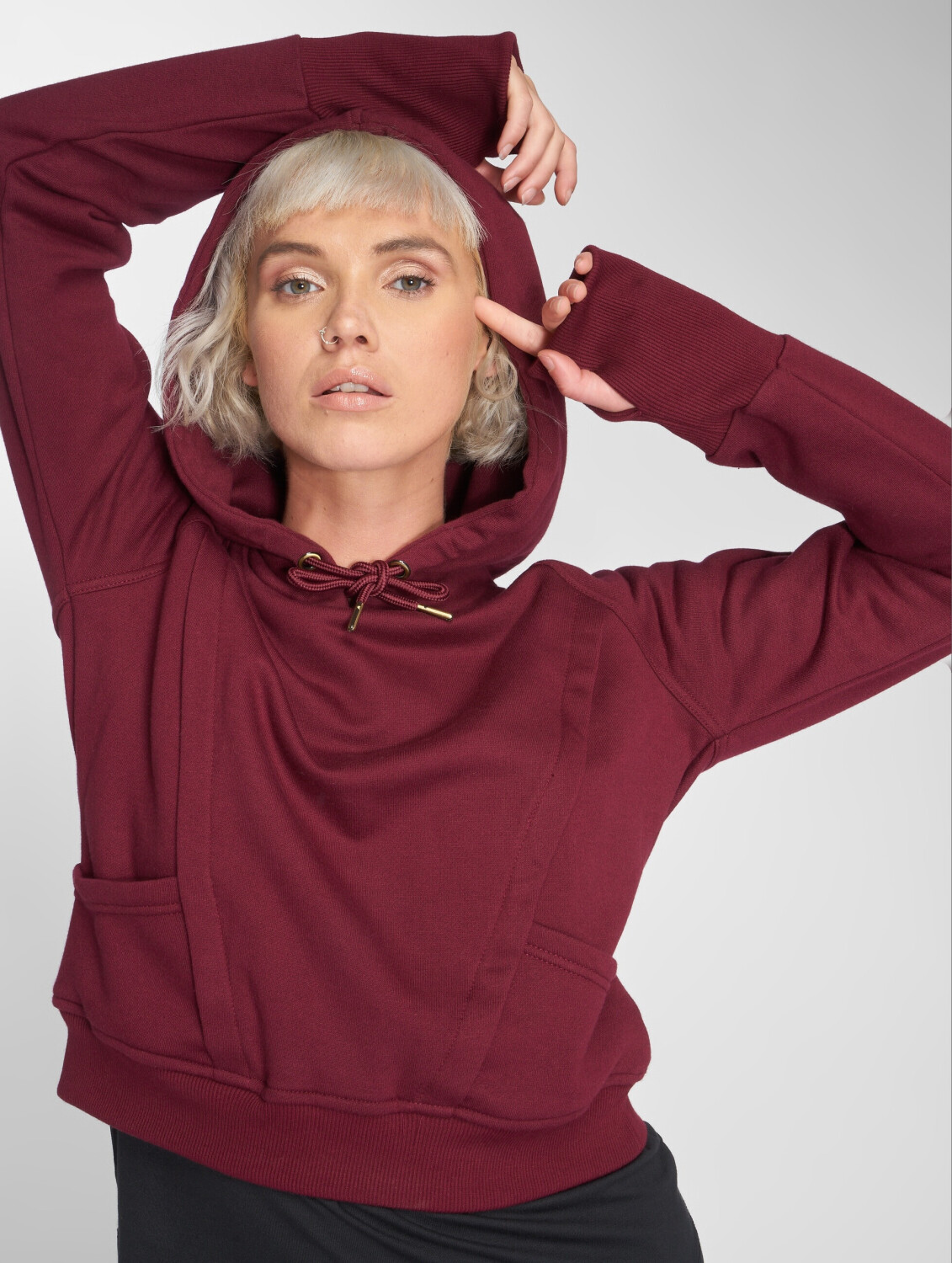 Urban Classics Hoody Thumb Hole red (TB2335POR)