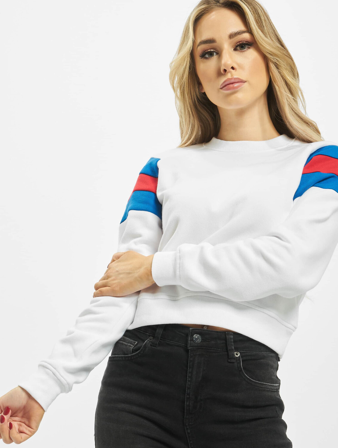 Urban Classics Pullover Sleeve Strip white (TB245801557)