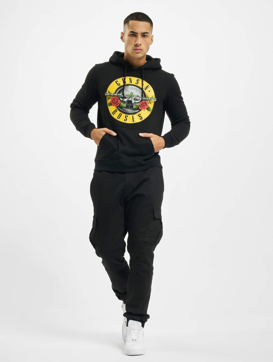 Merchcode Hoodie Guns N' Roses black (MC056BLK)