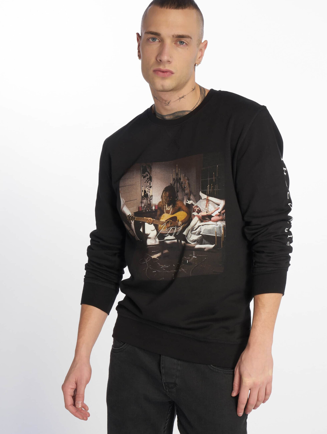 Merchcode Sweatshirt Young Thug Album Cover black (MC397BLK)