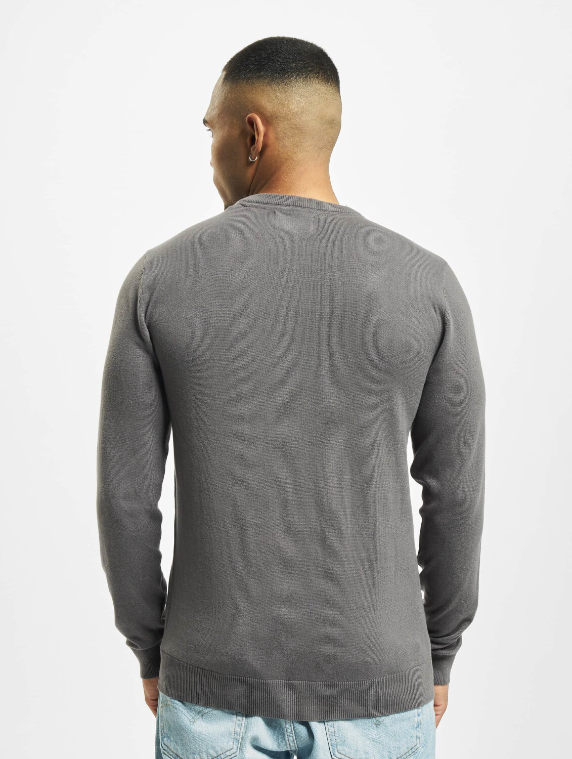 Petrol Knitted Pullover R-Neck Knit grey (MNOOSKWR0019082)