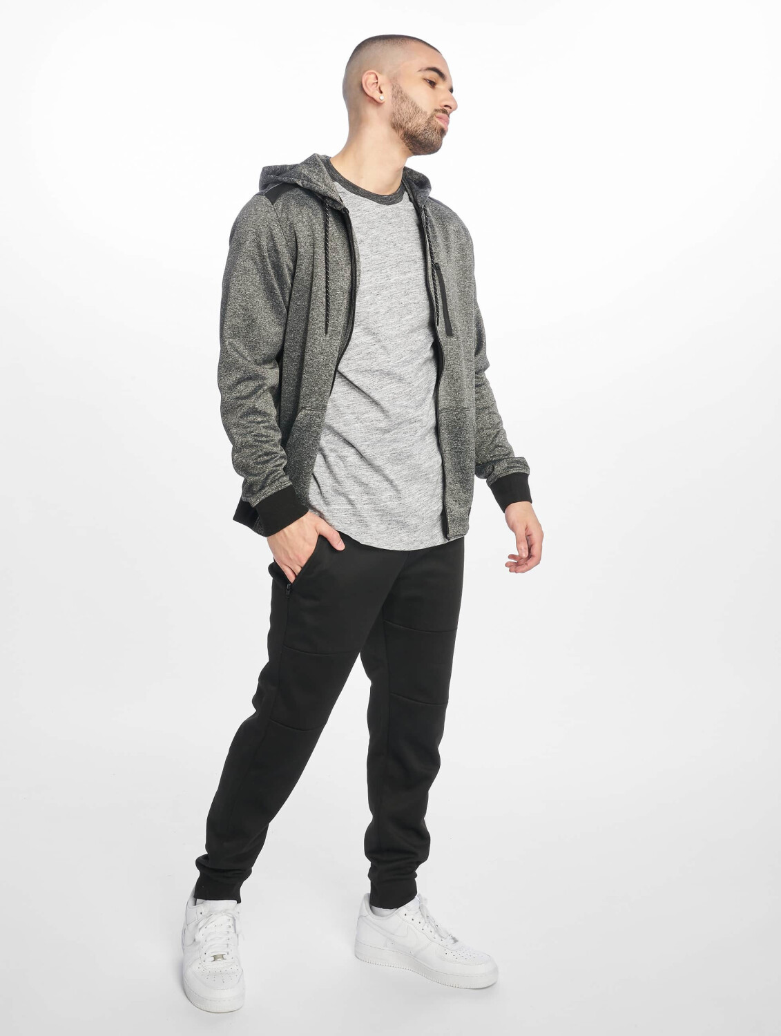 Southpole Zip Hoodie Tech Fleece black (SP154202150)